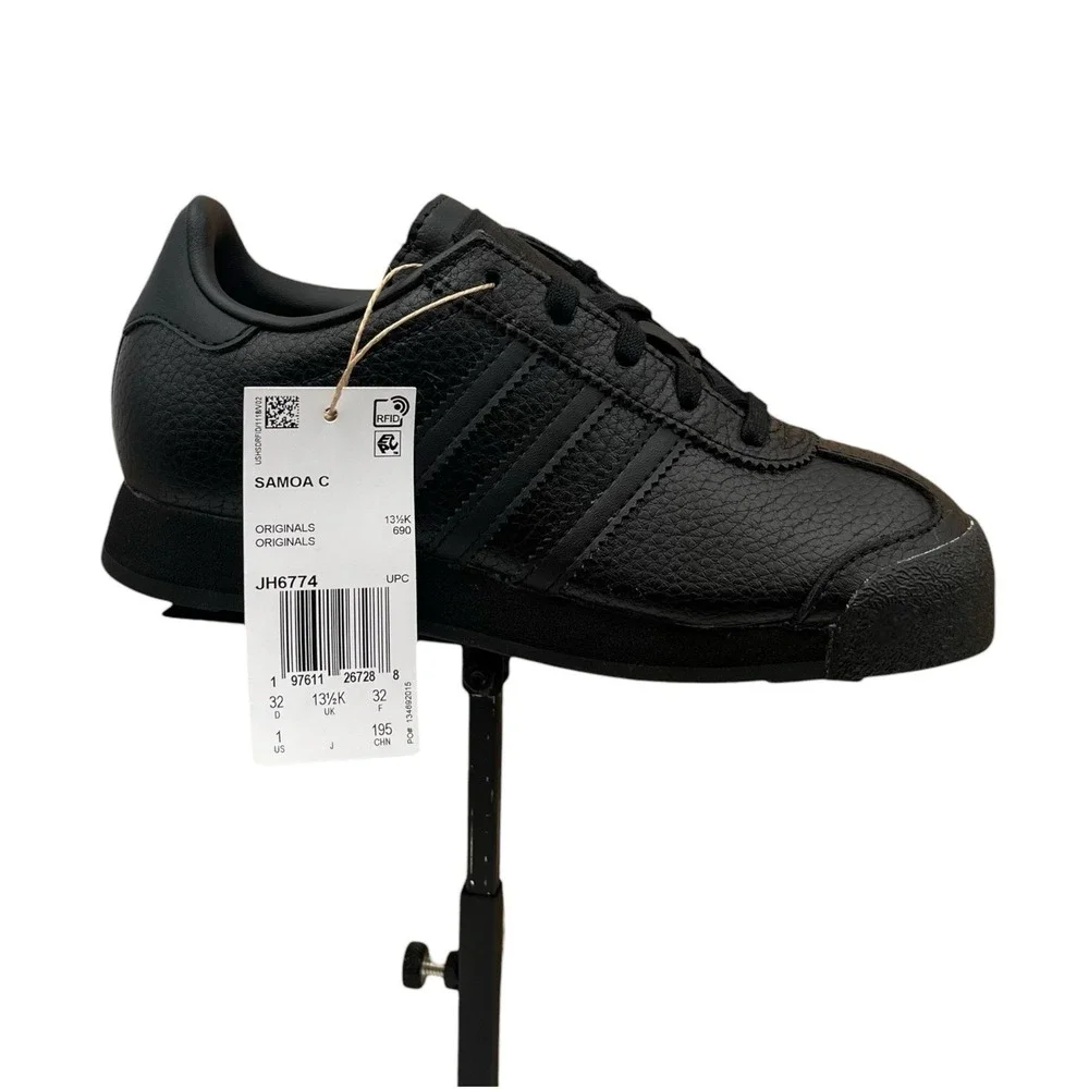 BRAND NEW adidas Kids Black Samoa C Sneakers